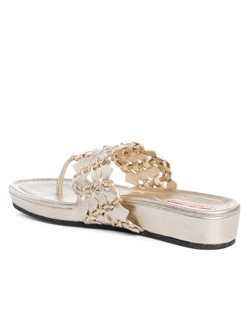 Ali MacGraw Wren Metallic Woven Calf 5 Ali MacGraw Wren Metallic Woven Calf