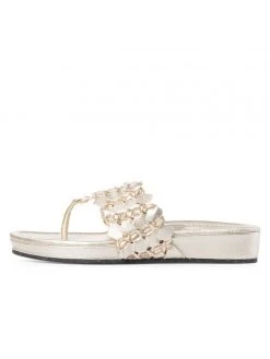 Ali MacGraw Wren Metallic Woven Calf 12 Ali MacGraw Wren Metallic Woven Calf