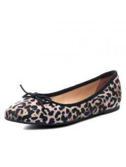 Ali MacGraw Flats Cheery Leopard Print