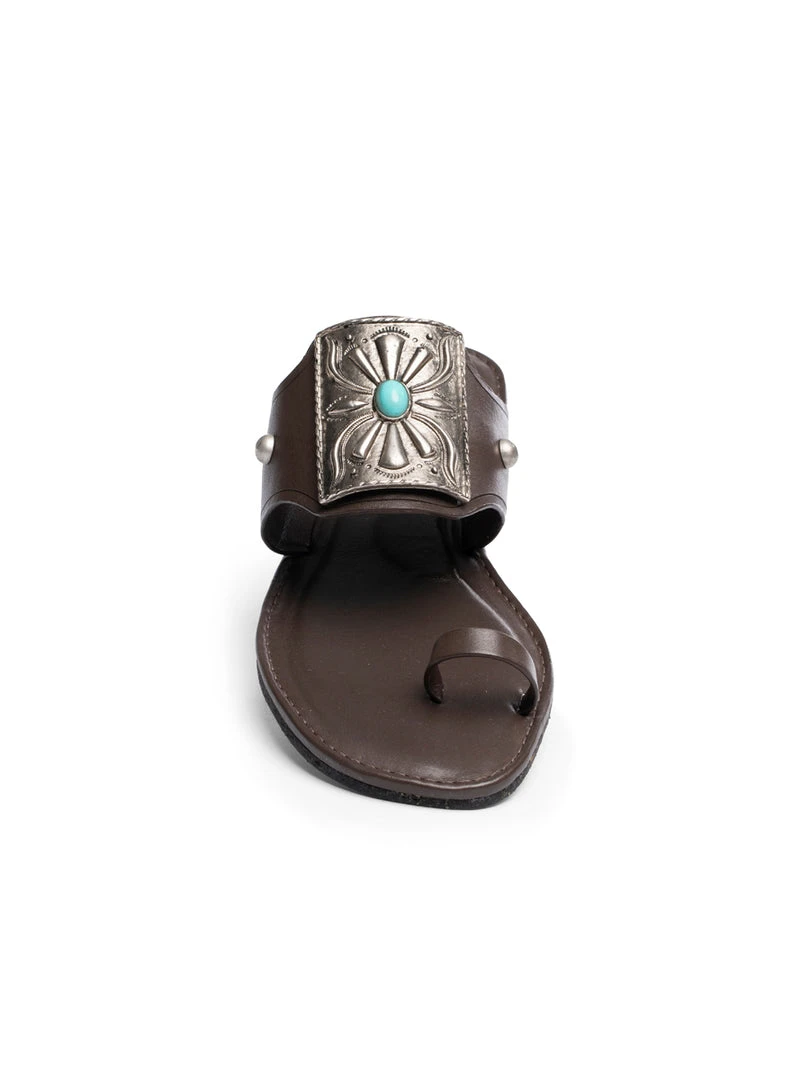 Ali MacGraw Cherokee Vegatable Calf Sandals 6 Ali MacGraw Cherokee Vegatable Calf Sandals