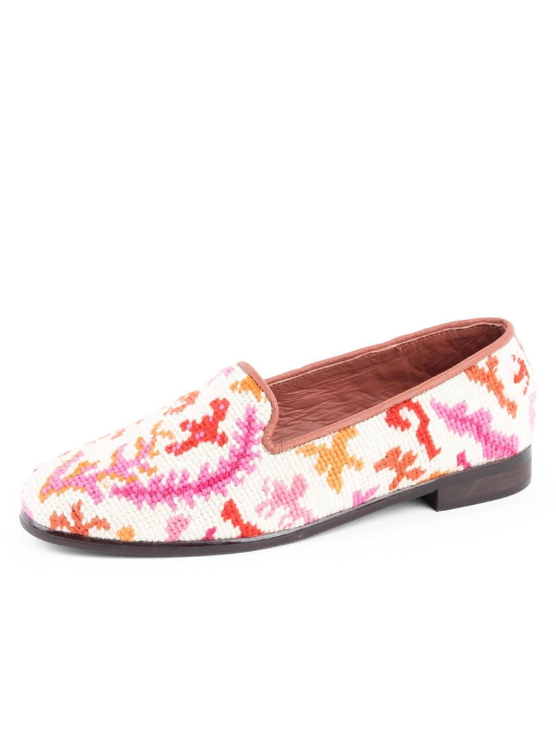By Paige Needlepoint Loafer In Coral Reef 3 By Paige Needlepoint Loafer In Coral Reef