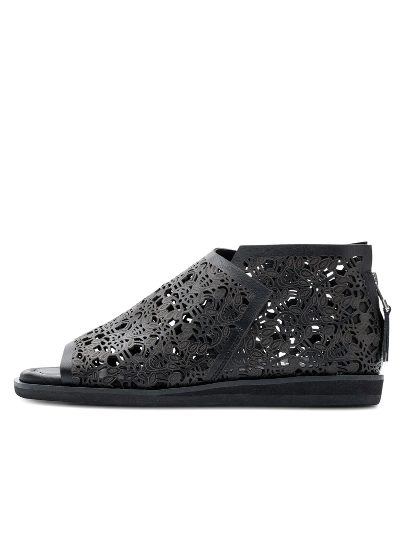 Golo Alexie Laser Cut Peep-Toe Flat 4 Golo Alexie Laser Cut Peep-Toe Flat