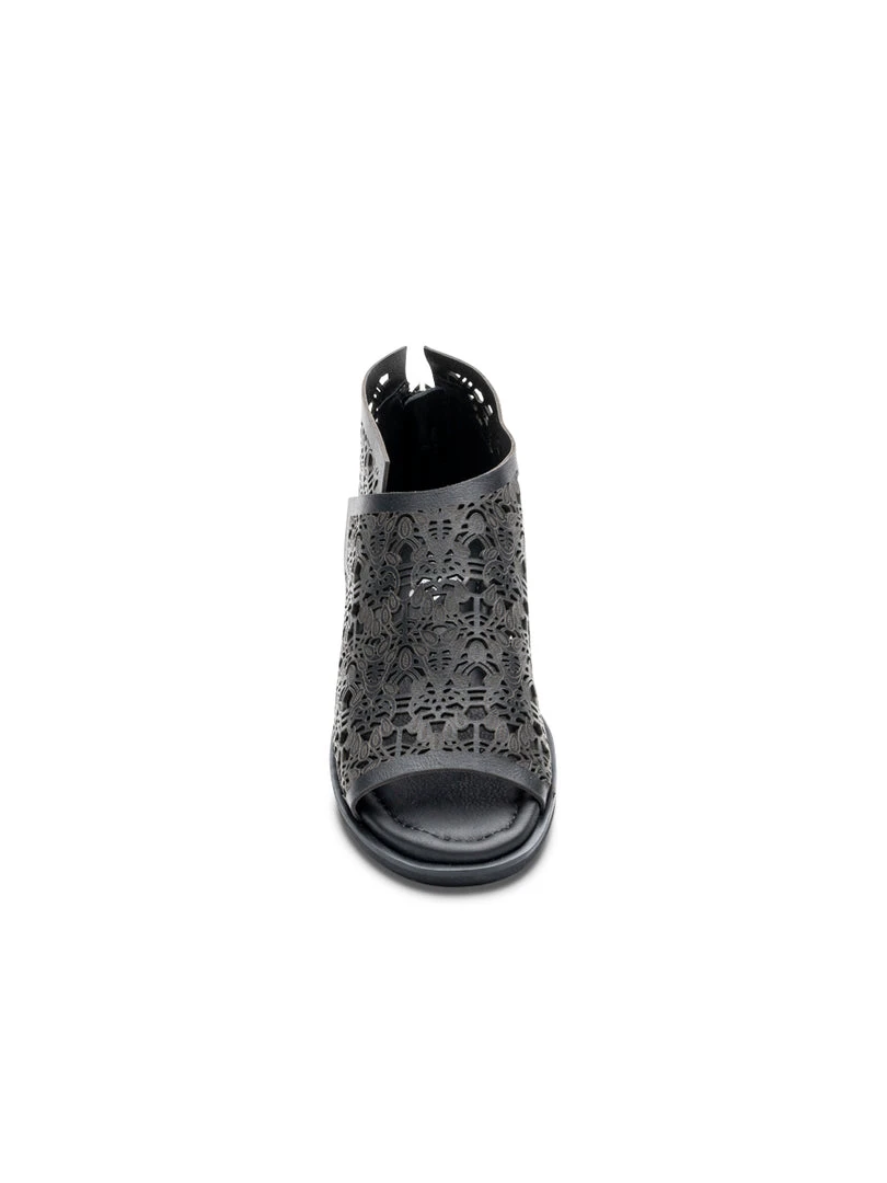 Golo Alexie Laser Cut Peep-Toe Flat 7 Golo Alexie Laser Cut Peep-Toe Flat