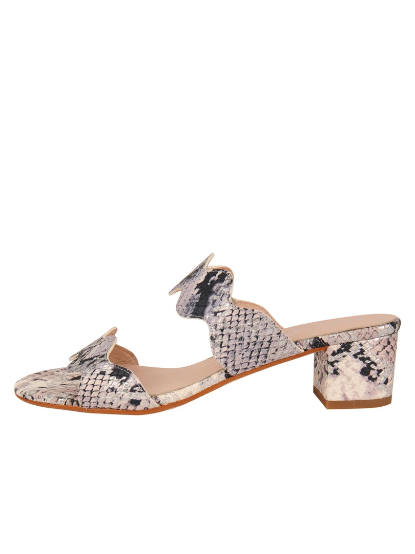 Patricia Green Palm Beach Python Scalloped Sandal Sandals 6 Patricia Green Palm Beach Python Scalloped Sandal Sandals