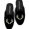 Patricia Green Antler Embroidered Slipper 2 Patricia Green Antler Embroidered Slipper