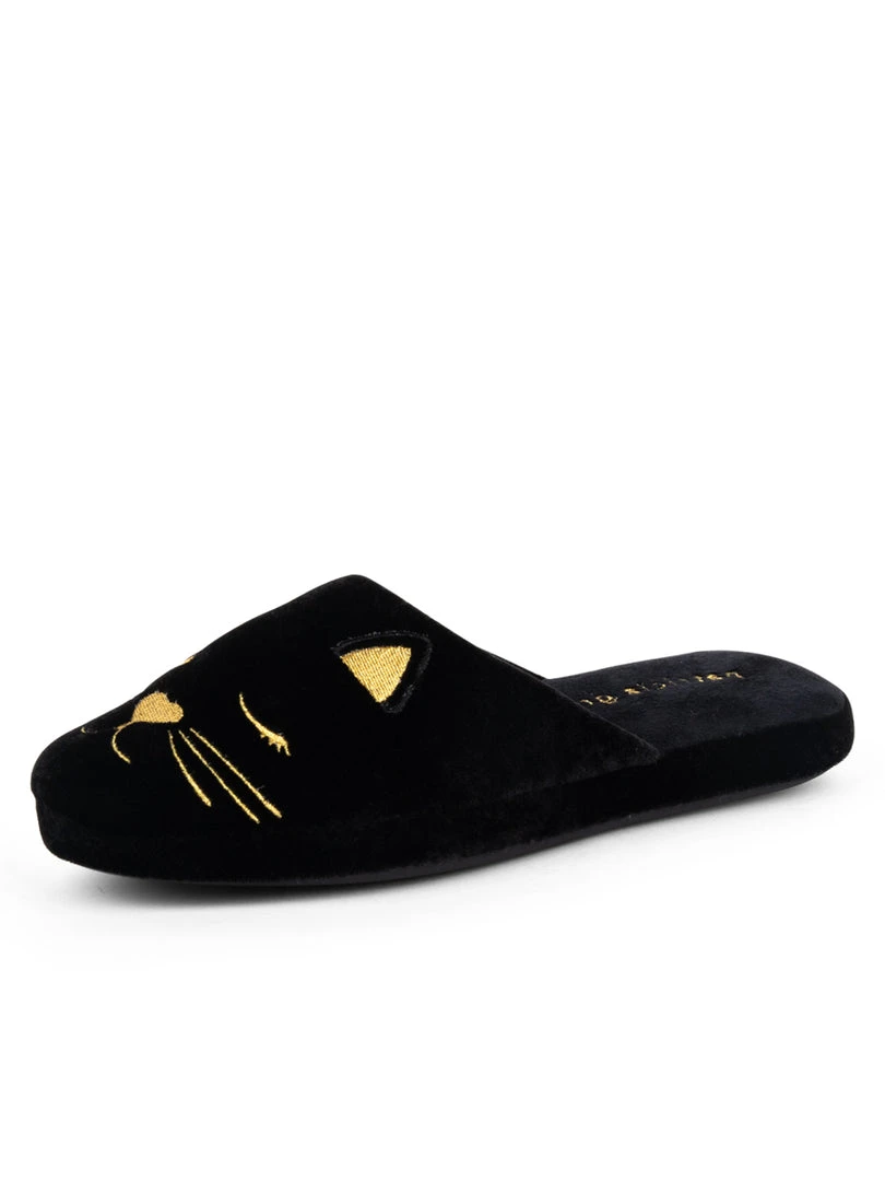 Patricia Green Winking Kitty Slipper Flats 4 Patricia Green Winking Kitty Slipper Flats