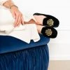 Patricia Green Diana Embroidered Velvet Slipper Flats 2 Patricia Green Diana Embroidered Velvet Slipper Flats