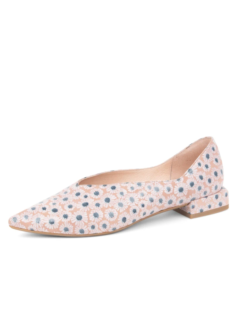 Patricia Green Casual Daisy Pointed Toe Leather Flat 3 Patricia Green Casual Daisy Pointed Toe Leather Flat