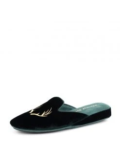 Patricia Green Antler Embroidered Slipper Flats 12 Patricia Green Antler Embroidered Slipper Flats