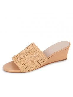 Patricia Green New Arrivals Siesta Swirled Raffia Wedge