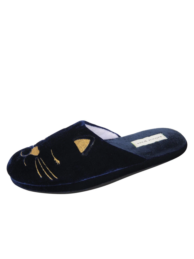 Patricia Green Winking Kitty Slipper Flats 4 Patricia Green Winking Kitty Slipper Flats