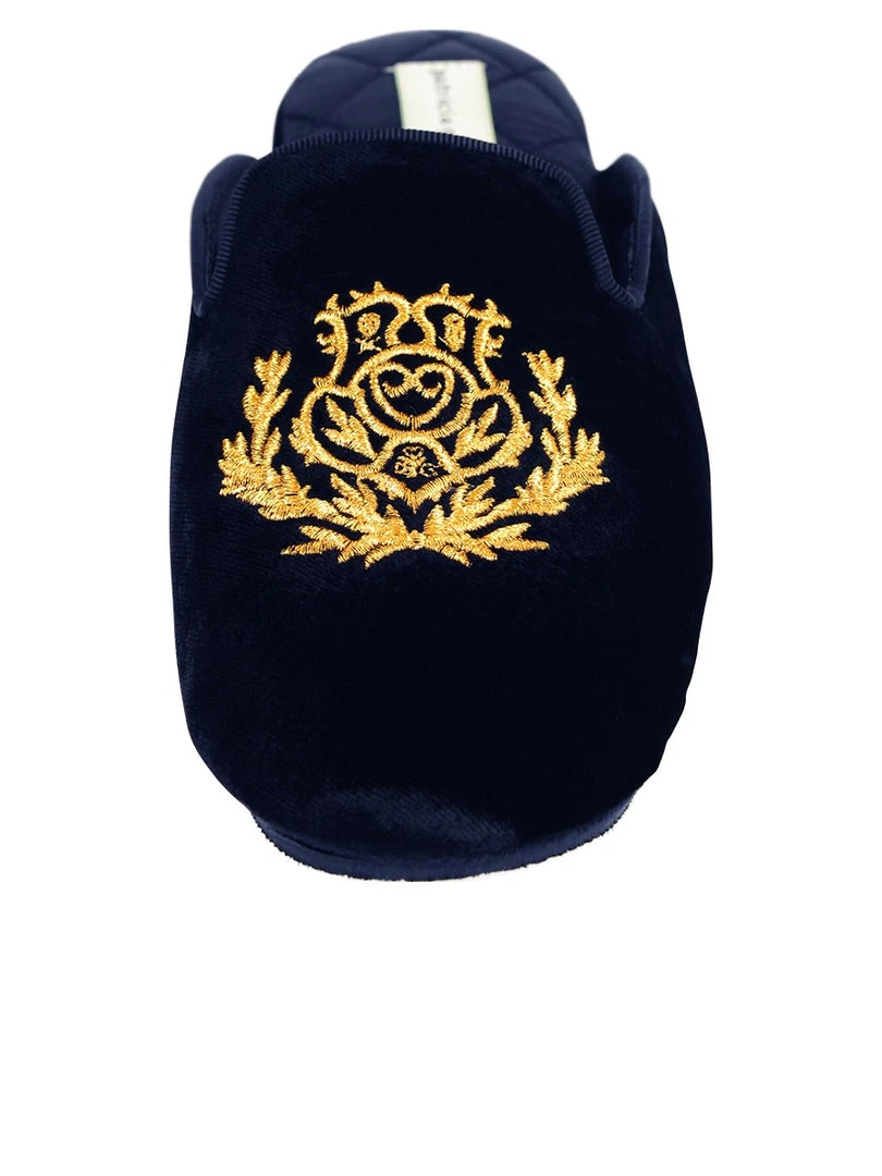 Patricia Green Flats Diana Embroidered Velvet Slipper 5 Patricia Green Flats Diana Embroidered Velvet Slipper