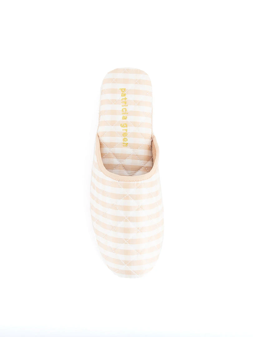 Patricia Green Flats Sari Silk Check Slipper 7 Patricia Green Flats Sari Silk Check Slipper