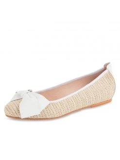 Patricia Green New Arrivals St. Tropez Raffia Ballet Flat