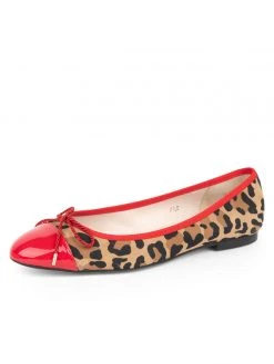 Paul Mayer Flats Love Animal Print Ballet