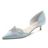 Something Bleu Bridal Darla D'Orsay Kitten Heel 1 Something Bleu Bridal Darla D'Orsay Kitten Heel
