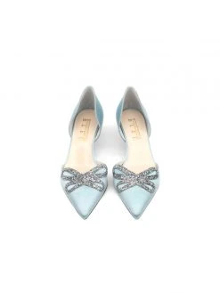 Something Bleu Bridal Darla D'Orsay Kitten Heel 7 Something Bleu Bridal Darla D'Orsay Kitten Heel