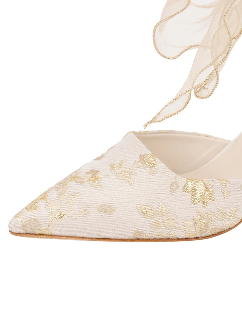 Something Bleu Bridal Elvie Pointed Toe Pump 6 Something Bleu Bridal Elvie Pointed Toe Pump