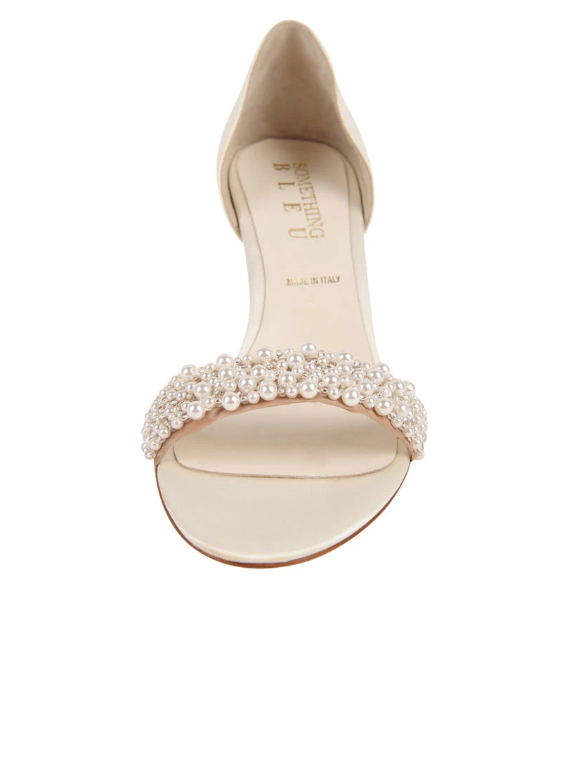 Something Bleu Cappy D'Orsay Sandal Bridal 5 Something Bleu Cappy D'Orsay Sandal Bridal