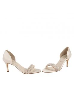 Something Bleu Cappy D'Orsay Sandal Bridal 13 Something Bleu Cappy D'Orsay Sandal Bridal