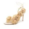 Something Bleu Bridal HENSLEY Floral Sandal 2 Something Bleu Bridal HENSLEY Floral Sandal