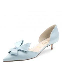 Something Bleu Cliff D'Orsay Kitten Heel