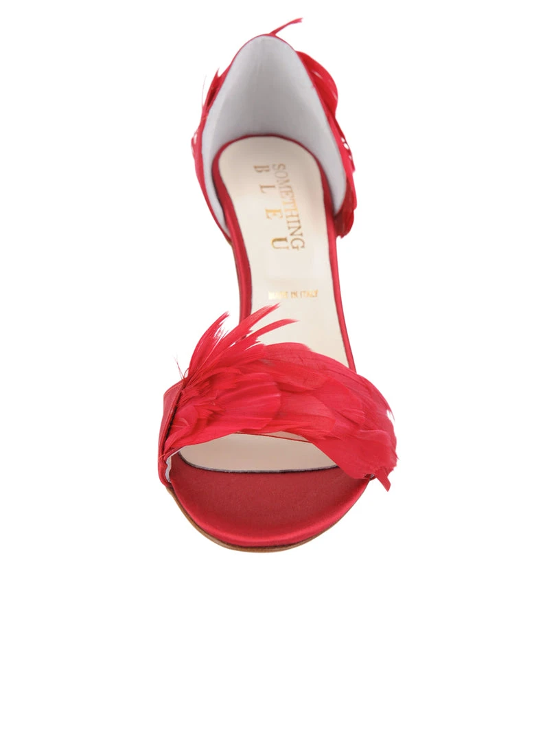 Something Bleu Hammond Feather Pump Bridal 5 Something Bleu Hammond Feather Pump Bridal