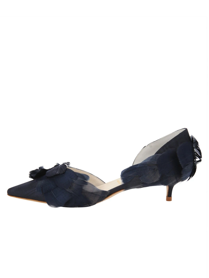 Something Bleu Bunty D'Orsay Kitten Heel 7 Something Bleu Bunty D'Orsay Kitten Heel