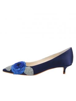 Something Bleu Bo Pointed Toe Kitten Heel 12 Something Bleu Bo Pointed Toe Kitten Heel