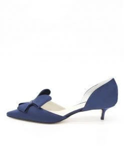 Something Bleu Evening Cliff D'Orsay Kitten Heel