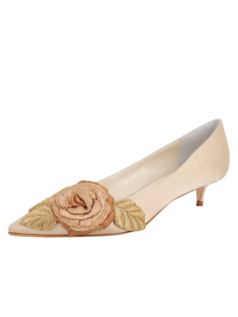 Something Bleu Bo Pointed Toe Kitten Heel 3 Something Bleu Bo Pointed Toe Kitten Heel