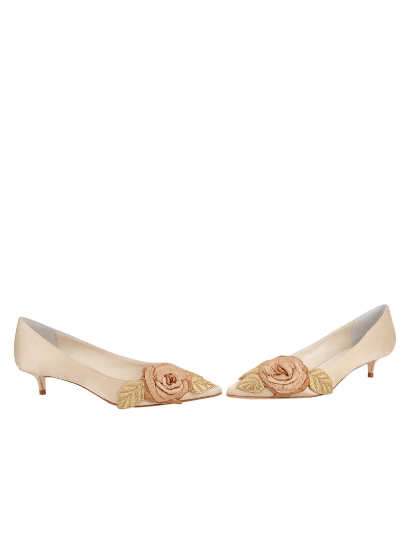 Something Bleu Bo Pointed Toe Kitten Heel 8 Something Bleu Bo Pointed Toe Kitten Heel