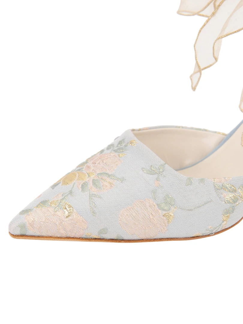 Something Bleu Bridal Elvie Pointed Toe Pump 6 Something Bleu Bridal Elvie Pointed Toe Pump