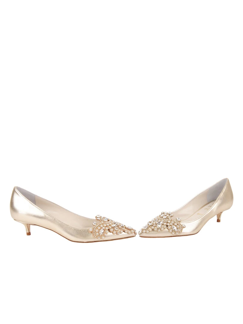 Something Bleu Brinsley Pointed Toe Kitten Heel 8 Something Bleu Brinsley Pointed Toe Kitten Heel