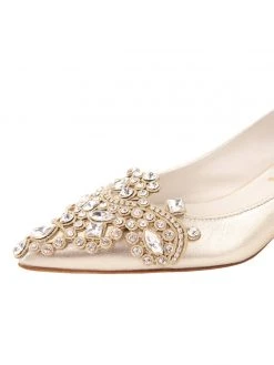 Something Bleu Brinsley Pointed Toe Kitten Heel 11 Something Bleu Brinsley Pointed Toe Kitten Heel