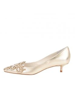 Something Bleu Brinsley Pointed Toe Kitten Heel 12 Something Bleu Brinsley Pointed Toe Kitten Heel