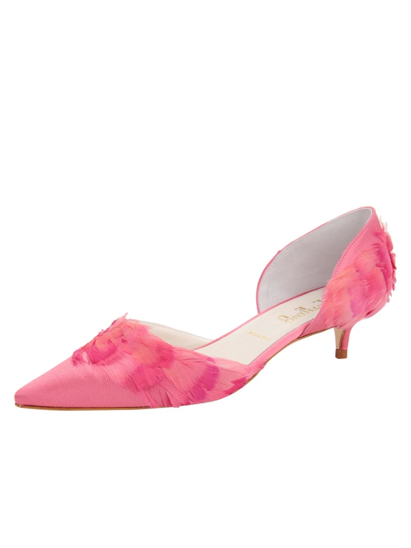 Something Bleu Evening Bunty D'Orsay Kitten Heel 3 Something Bleu Evening Bunty D'Orsay Kitten Heel