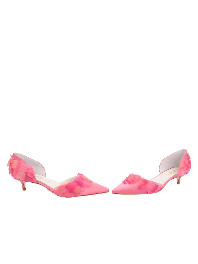 Something Bleu Evening Bunty D'Orsay Kitten Heel 8 Something Bleu Evening Bunty D'Orsay Kitten Heel