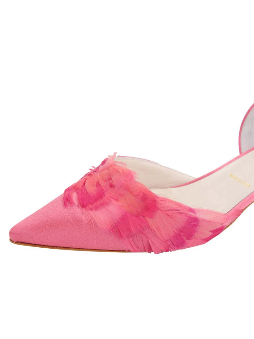 Something Bleu Evening Bunty D'Orsay Kitten Heel 6 Something Bleu Evening Bunty D'Orsay Kitten Heel